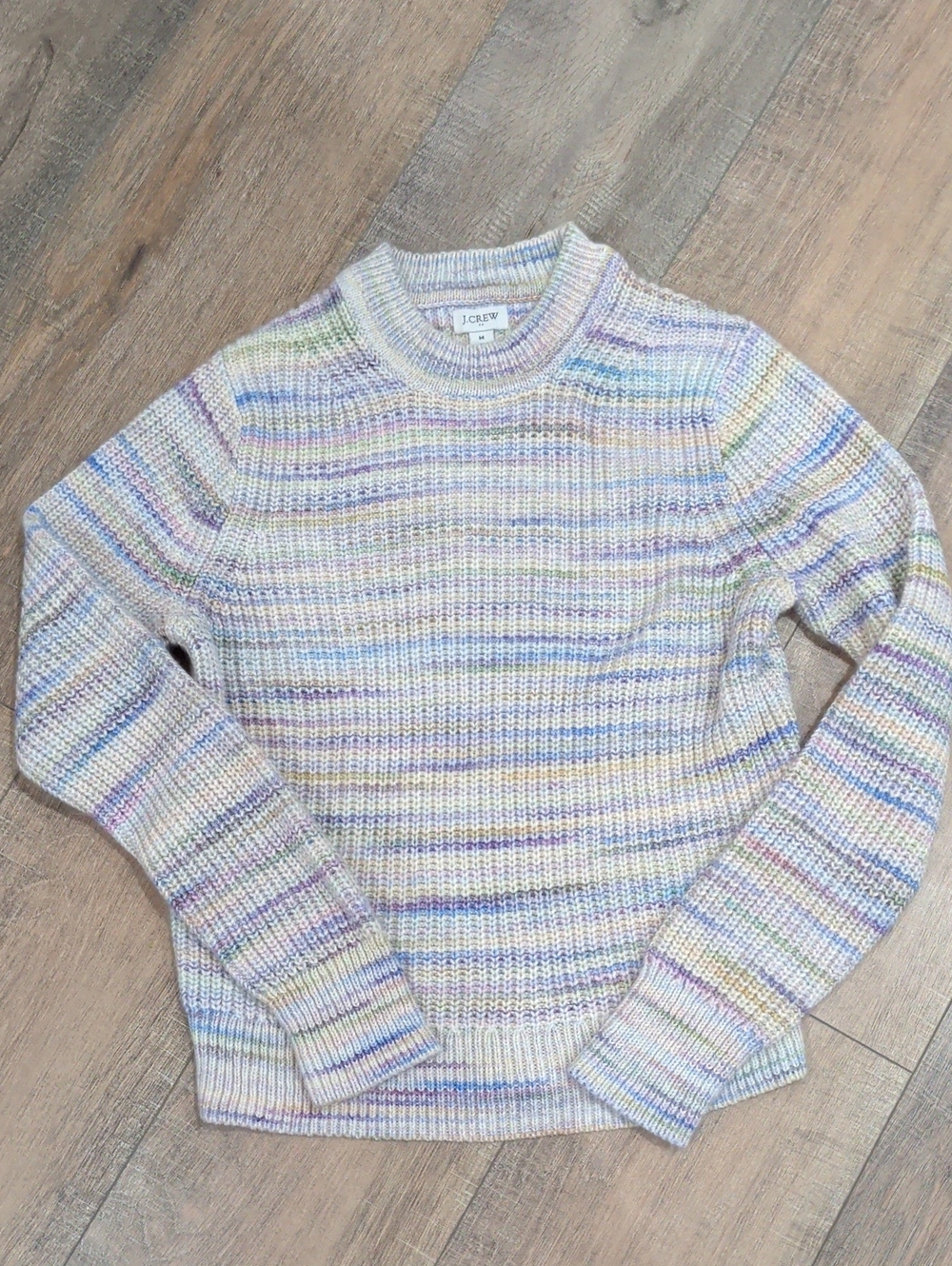 J.Crew multicolored striped sweater M